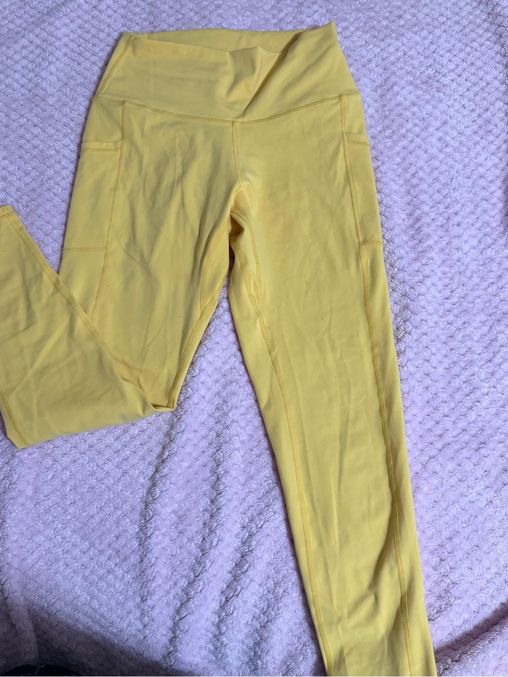 Yellow Active Leggings